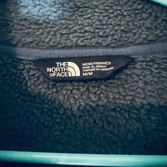 The North Face Full Zip Fleece Sweater Jacket Size M blue heathered‎ - Picture 6 of 8